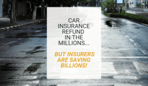 汽车保险退款数以百万计,但保险公司正在存数十亿